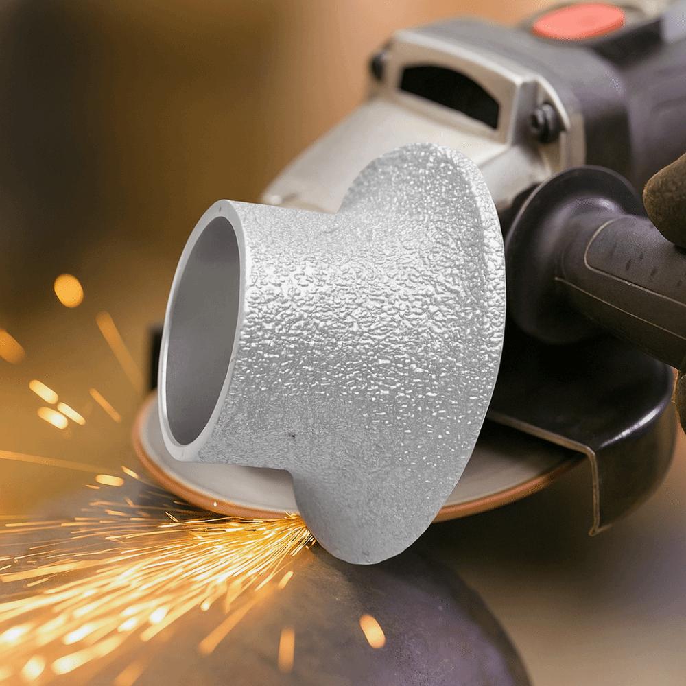 Шлифовальный круг из эмериума с посадочным отверстием Круглый Форма Полубульносовый край Колесо для резки плитки