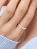 Getmebling [Серебро 925] Кольцо-змея с кубическим цирконием (1.5mm)