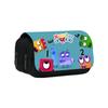 Numberblocks Double Layer Pencil Bag With Spacious Design For Classroom Use