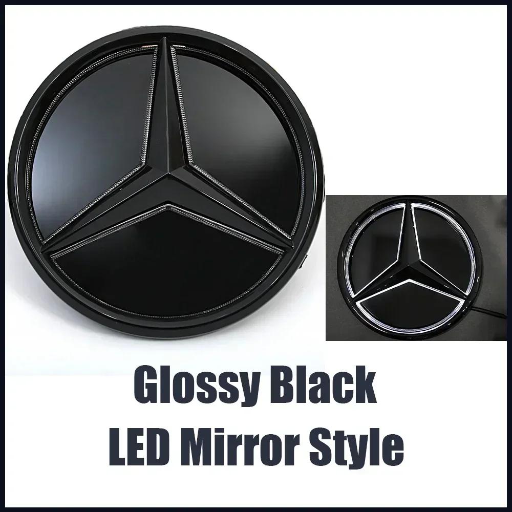 2025 Hot Car Sticker Silver And Black OE Style For Mercedes Benz C-Class W204 2008-2014 C180 C200 C230 C250 C280 C300 C350 Fron