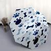 1pc Dog paw prints, bones, hearts, stars. Umbrella with Plastic Handle,Vibrant Cartoon Pattern,Multi-functional UmbrellaPT254