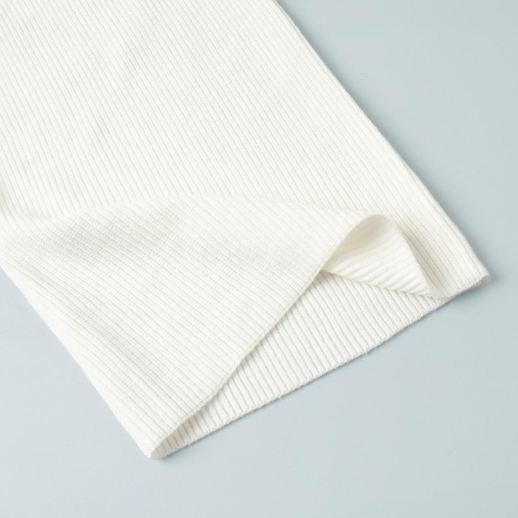 Новый женский вязаный костюм на осень-зиму 2025 года с воротником на молнии, длинными рукавами и брюками палаццо для Европы и Америки