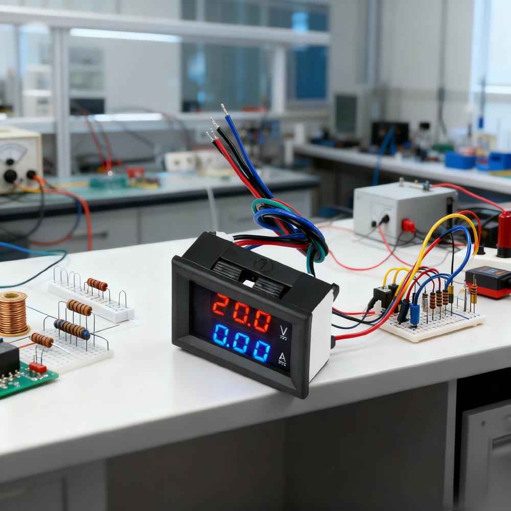 DC 0-300V 10/50/100A DC 0-100V 10/50/100A Voltmeter Ammeter LED Amp Dual Volt Meter Gauge LED display Meter Amperemeter