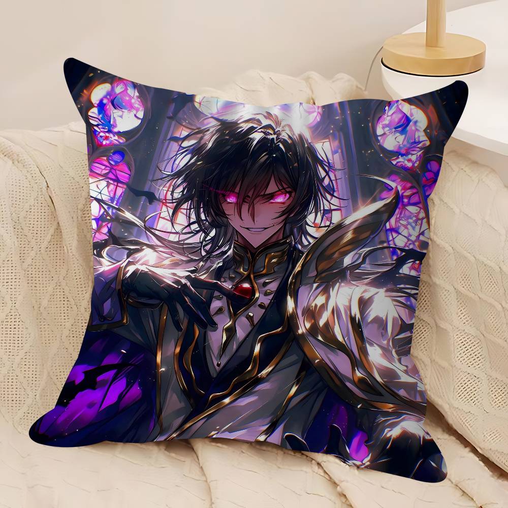 C-Code G-Geass Anime Maple Design Cushion Cover Happy Autumn Harvest Decor Holiday Decorati Pillow Cover