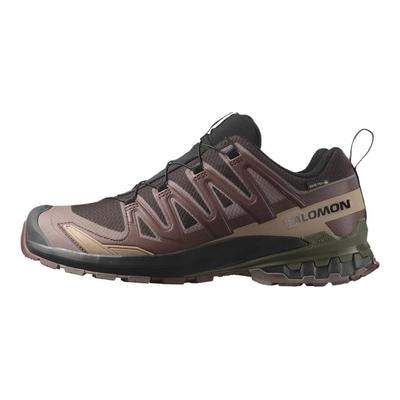 XA Pro 3D V9 GORE-TEX Ромовая изюминка Мужские кроссовки Фиолетовый Черный-Кофе Оливковый-Ночь L47583500
