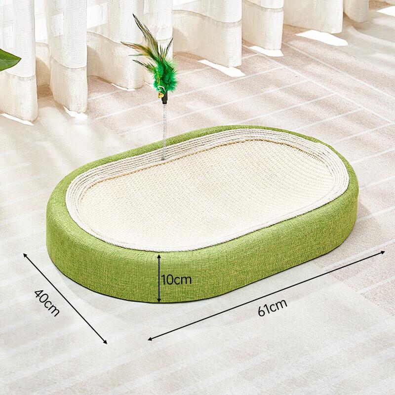 Miaolisi Wear-Resistant Round Jute Cat Scratching Board