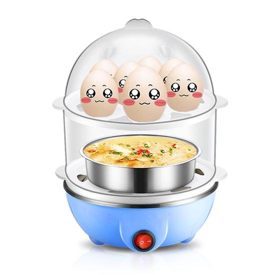 Автоматическая яйцеварка, яйцеварка большой емкости, одно-/двухслойная, 350 Вт, многофункциональная машина для приготовления вареных яиц на пару с заварным кремом