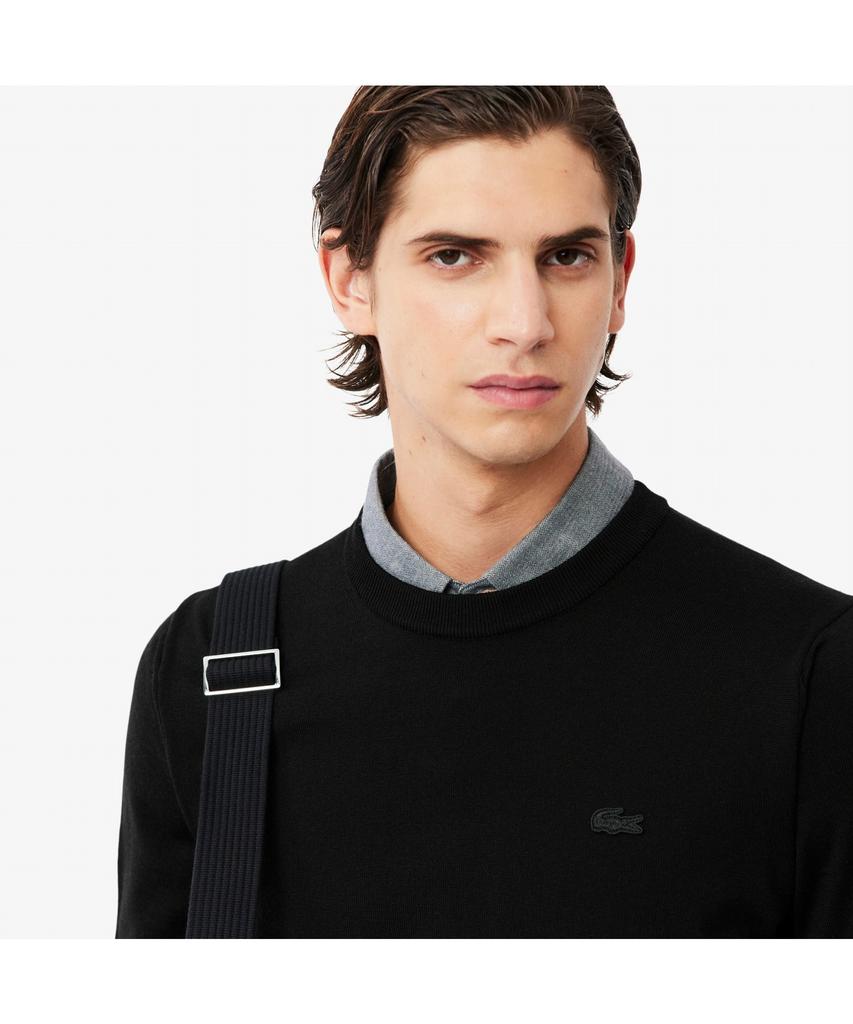 Мужской свитер LACOSTE с круглым вырезом из шерсти мериноса Ah1969-55N 031