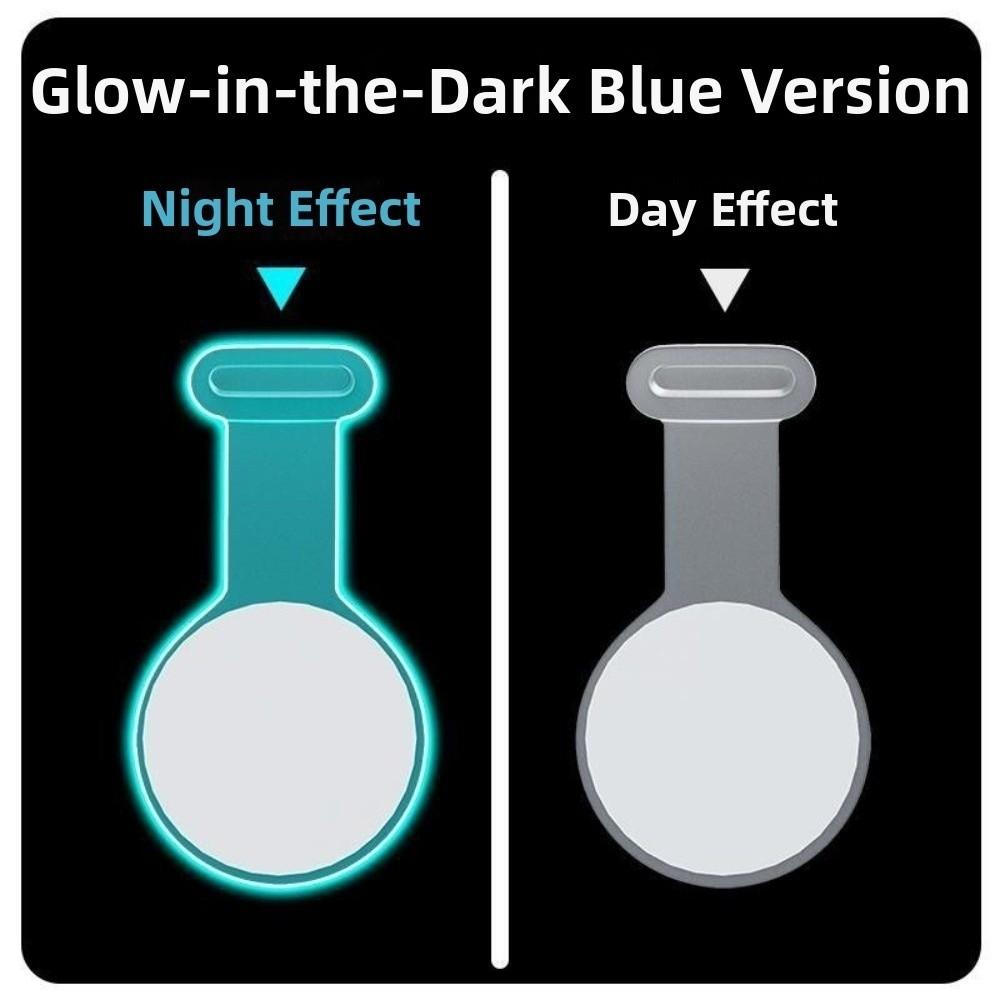 6PCS Luminous Phone Dust Plug Silicone USB Dust Plug New Port Protective Cover Phone Accessories