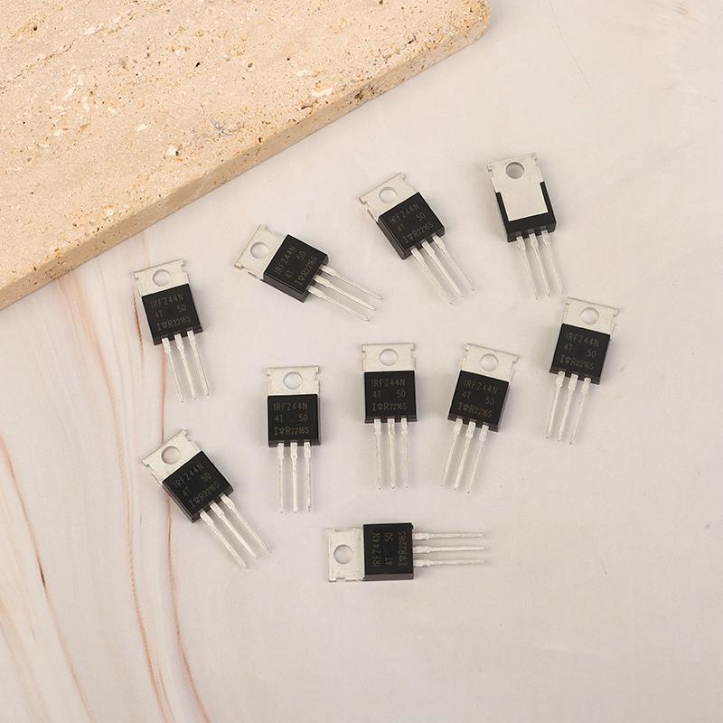 Original MOS Transistor Bundle 55V 49A - 10 Count IRFZ44N TO220
