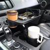 High Quality Universal Car Cup Holder Tray - 360 °   Rotating Adjustable Dual Cup Organizer