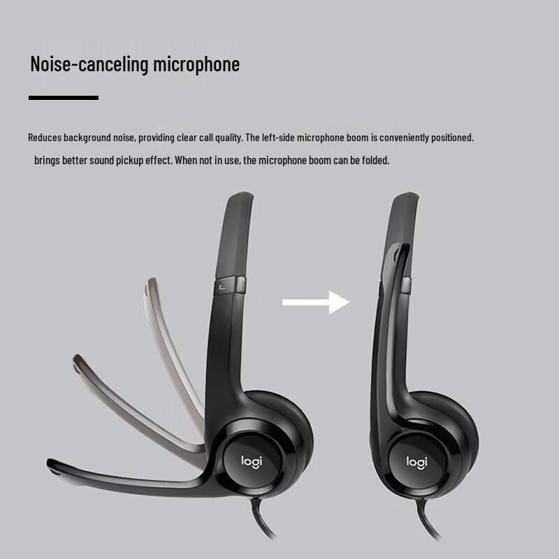 Стерео проводная USB-гарнитура Logitech H390
