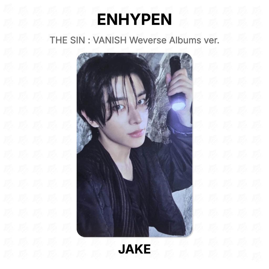 ENHYPEN ГРЕХ : VANISH Weverse Albums версия. Официальная фотокарта