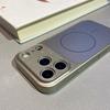Роскошный Матовый Чехол Для Телефона С Защитой Камеры Из Страз Для iPhone 17 16 15 14 13 Pro Max 17Pro Для Беспроводной Зарядки Magsafe Бронированный Чехол