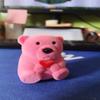 Бархатная коробочка для обручального кольца, подарочная коробка в виде медведя, держатель, милая шкатулка для украшений, для серег, ожерелья, браслета
