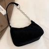 Corduroy Underarm Bag Casual Women Shoulder Bags Travel Armpit Shopping Pouch Phone Pouch Zipper Female Handbag Clutch
