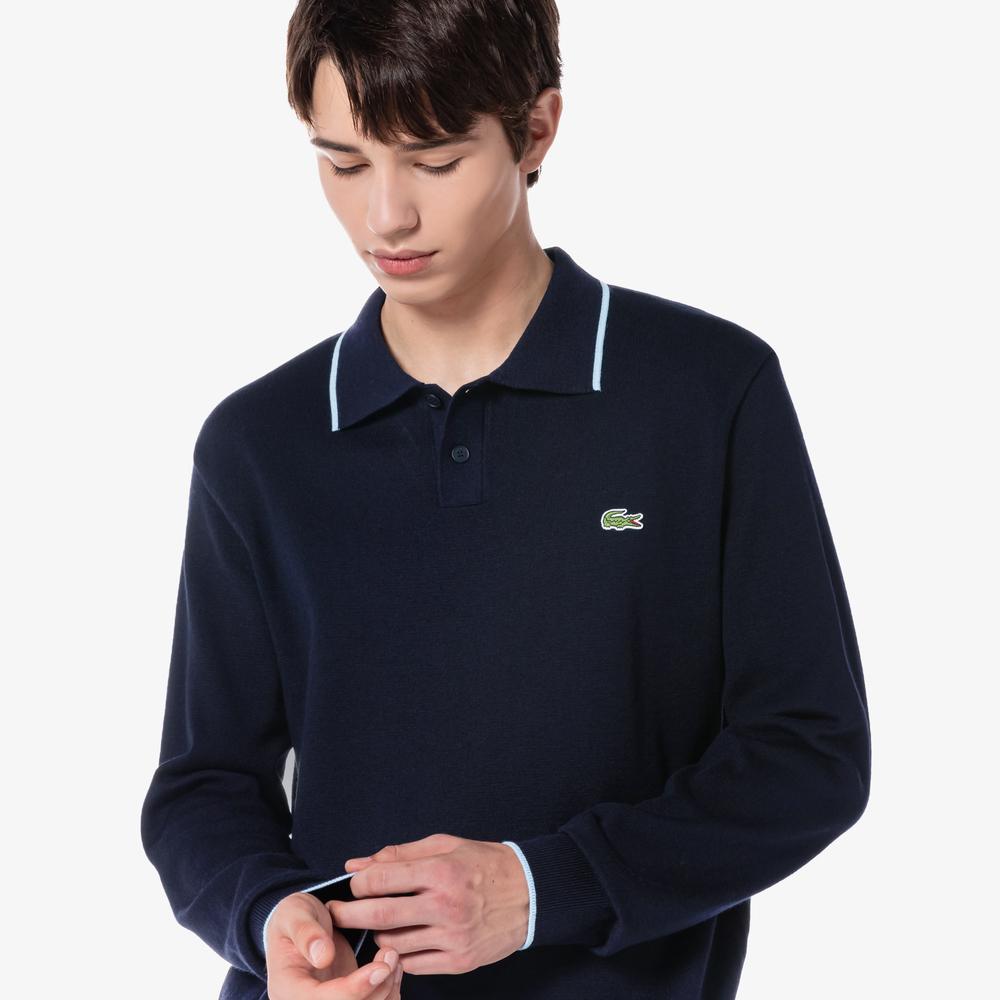 LACOSTE Men'S Basic Polo Sweater Ah813E-54Nh Hde