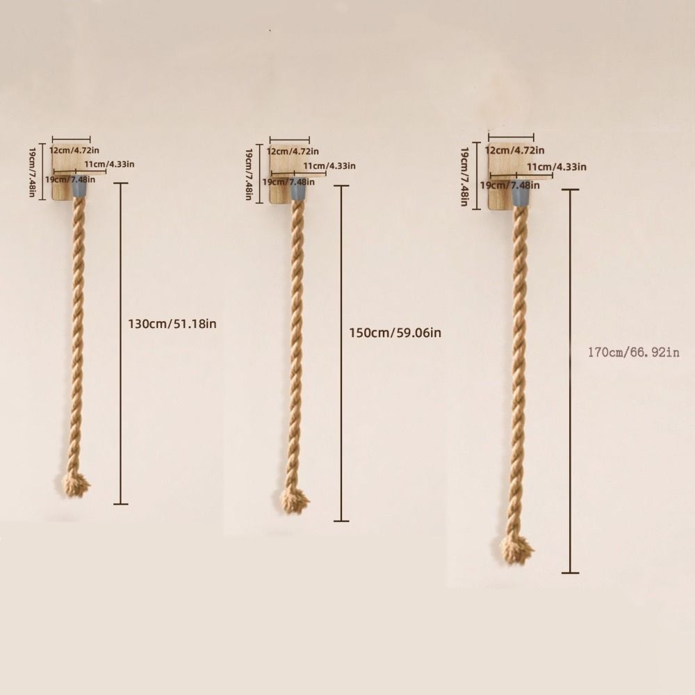 Funny Wear Resistant Cat Scratch Rope Bite Resistant Space Saving Cat Climbing Shelf Screw Fixation Cat Climbing Frame Home