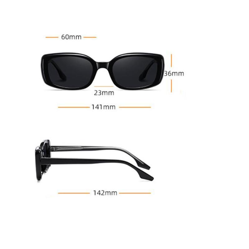 0-0,5-0,75 до -6,0 Tr90 квадратные минусовые линзы, солнцезащитные очки по рецепту, поляризационные модные антибликовые солнцезащитные очки для близорукости для женщин