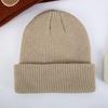 Cute Cartoon Bear Knitted Baby Hat Soft Warm Crochet Infant Toddler Beanie Kids Boys Girls Autumn Winter Pullover Cap