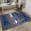 Seattle Seahawks Logo Area Rug for Office, Chair Rug, Decorative Carpet Livingroom Mat, Large Size Fan gifts Christmas gifts