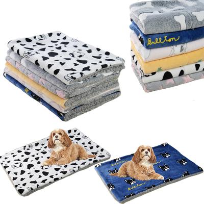 Мягкое одеяло для спящих домашних животных, кровать для собак, коврик для ящика, ультрамягкая кровать для домашних животных, моющийся коврик для маленьких, средних и больших собак, двусторонний флисовый коврик для питомника собак, кровать для кошек