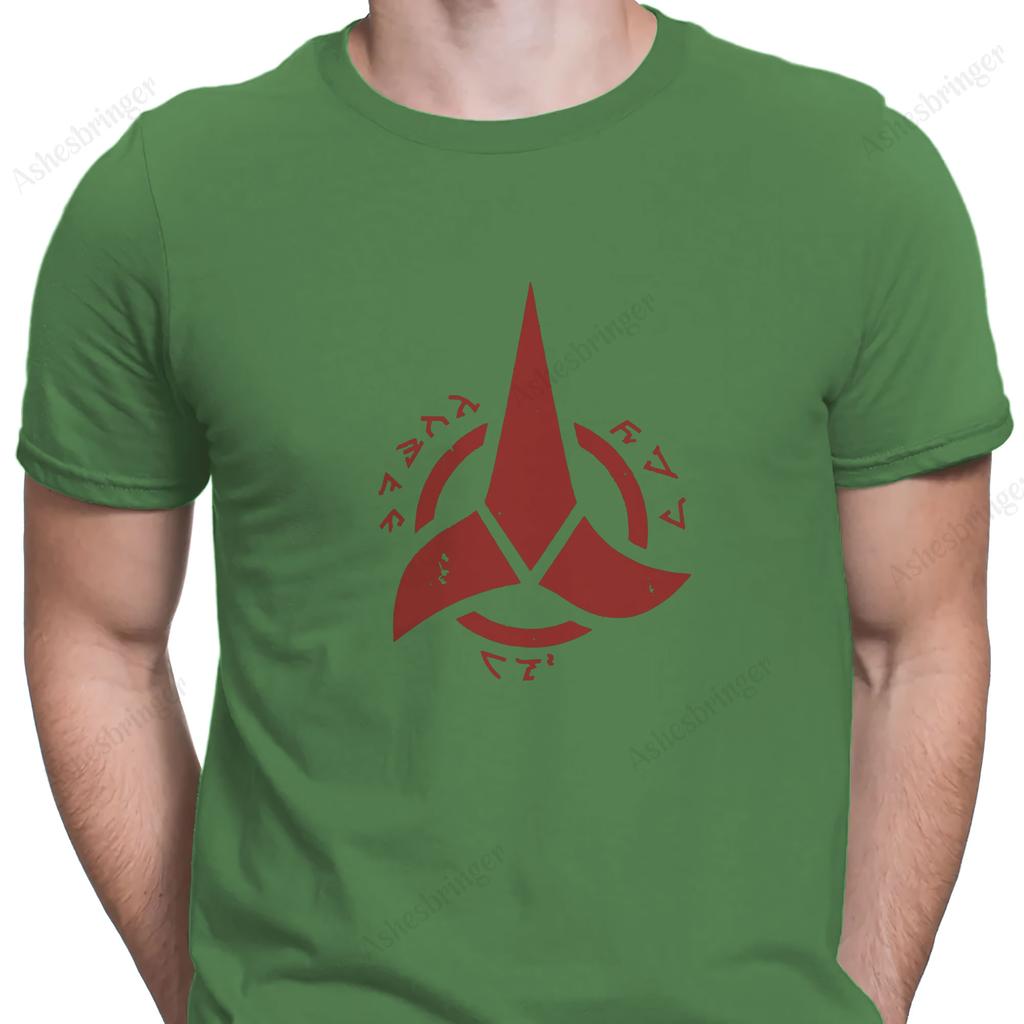 Мужская графическая футболка с круглым вырезом Star Trek Klingon Empire, уличный повседневный стиль, топы для мужчин и женщин