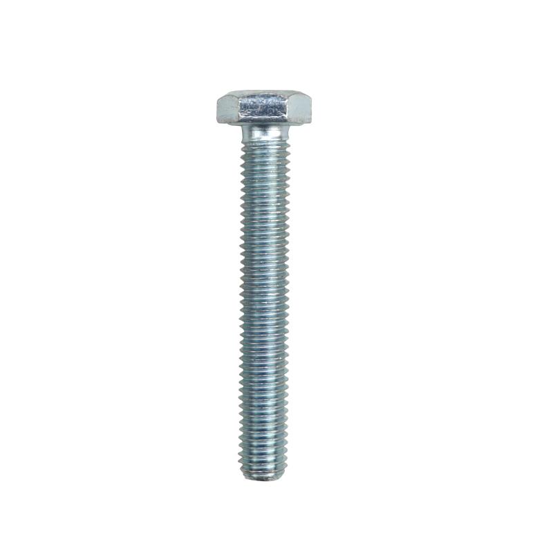 Hexagonal head screw, full thread, M8x55, class 8.8, DIN933, white galvanized