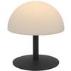 Cordless Table Lamp - LUMISKY - NEPTUNE ROCK - H20 Cm- Steel Base - Grey - Warm White and White LED