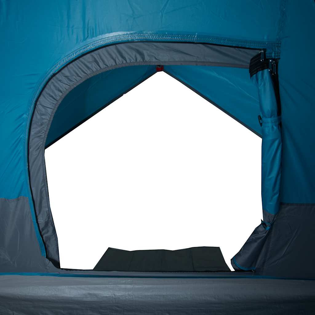 Dome Family Tent for 6 Persons Blue Waterproof