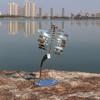 Stainless Steel Humanoid Windmill Metal Rotating Windmill Metal Paper Man Wind Spinner Outdoor Park Beach Rotating Decoration