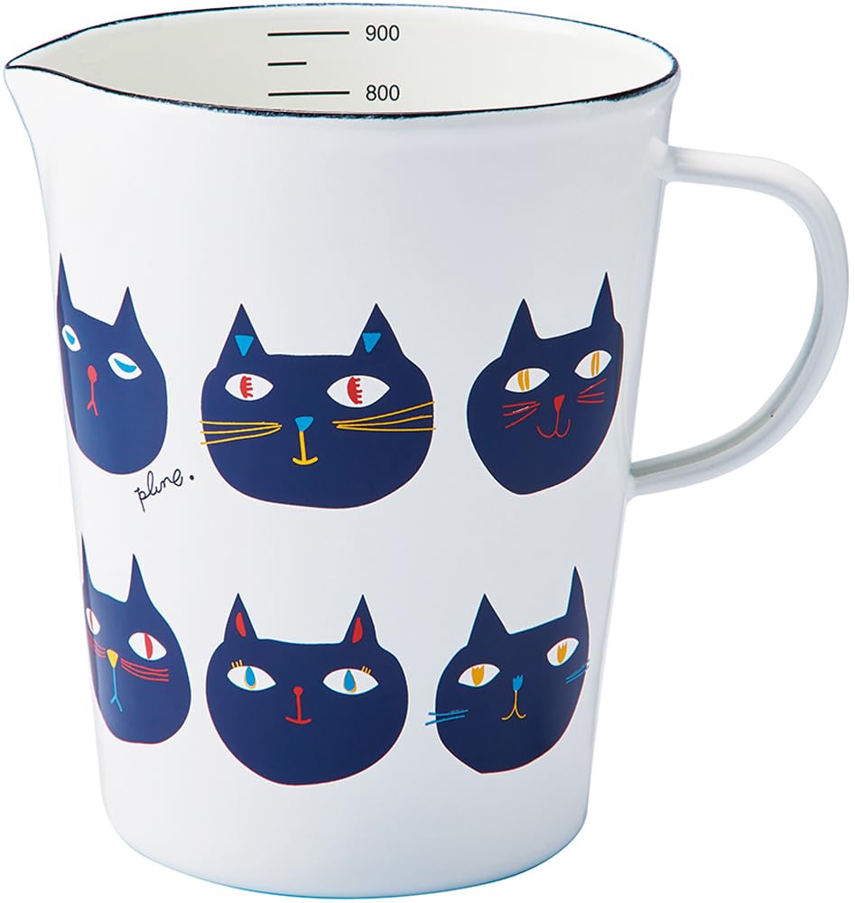 Plune Enamel Measuring Cup L Measuring Cup Mimikokomomo