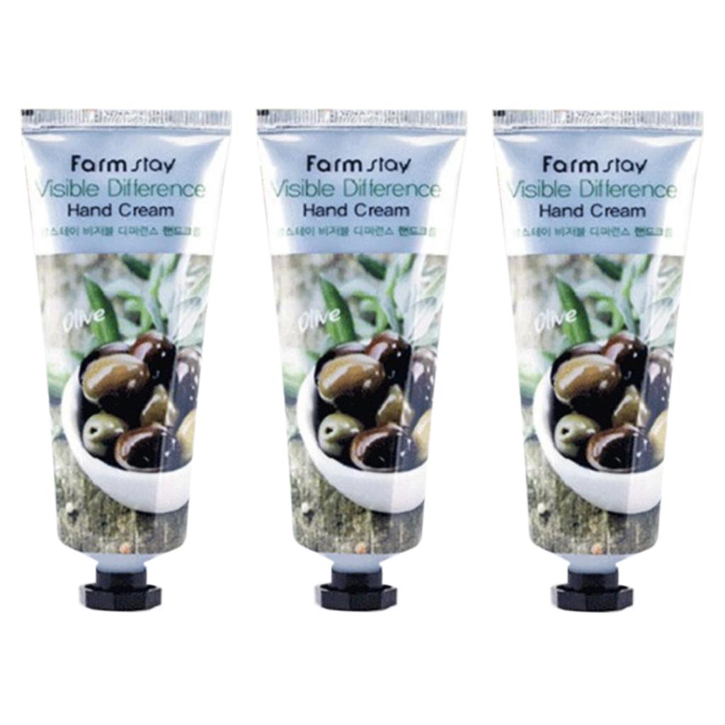 FARM STAY Крем для рук Visible Difference Оливковый 100мл (3 варианта)