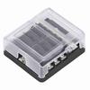 6 Way Fuse Block IP66 Waterproof Fuse Box Holder 32V DC with Dampproof Cover for Car Boat RV