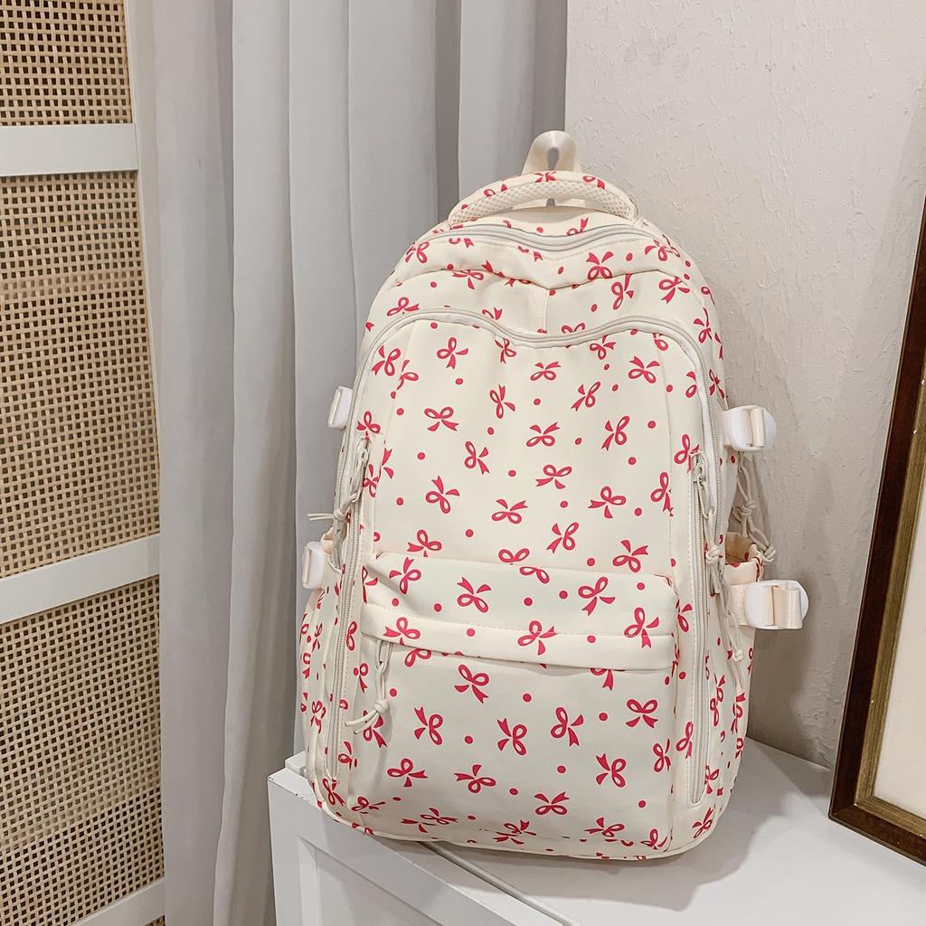 Цветочный Милый Рюкзак для Женщин: Большая вместимость, идеально для школы - Подходит для учащихся средней и начальной школы
