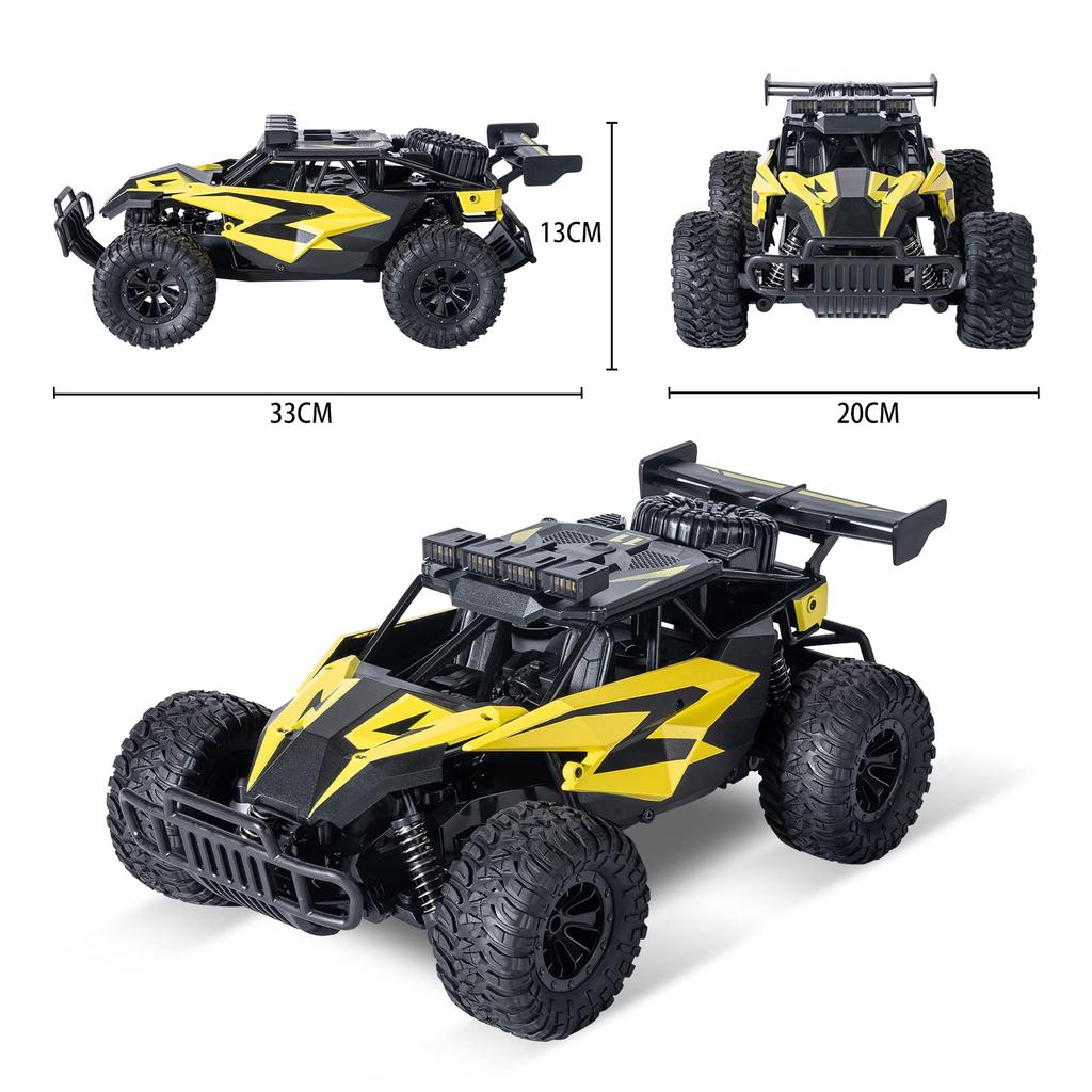 Carox Радиоуправляемая быстрая машина Радиоуправляемая машина Высокоскоростная независимая подвеска RC машина с 2 аккумуляторами Время работы около 40