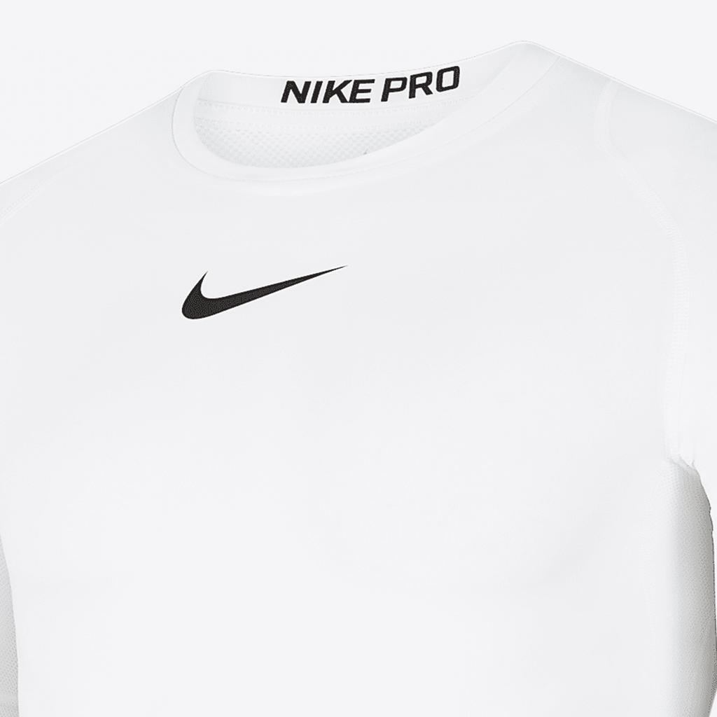 Nike Компрессионная футболка Pro с короткими рукавами, мужские топы, белая CT8460-100