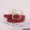 Trendy Korean Style Women's Black Fabric Belt For Chic Casual Outfits