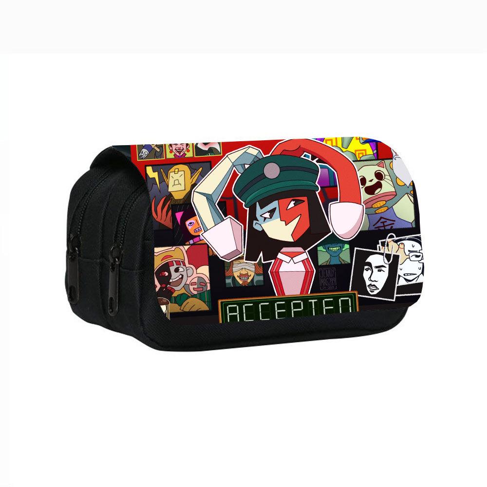 Fantasy BBQ Double-Layer Pencil Case for Students | ENA Stationery Bag