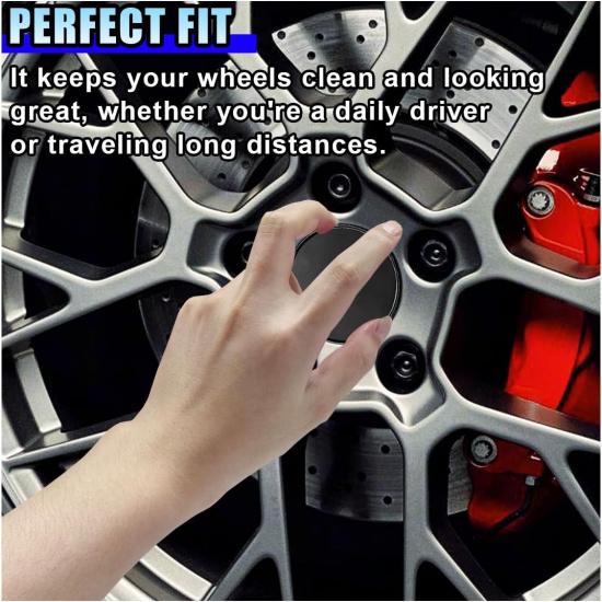 4 шт. Центральная заглушка колеса автомобиля, Защелкивающаяся крышка ступицы колеса из АБС-пластика с наружным диаметром 54 мм/2,13 дюйма, внутренним диаметром 51 мм/2 дюйма, Универсальная крышка центральной части диска