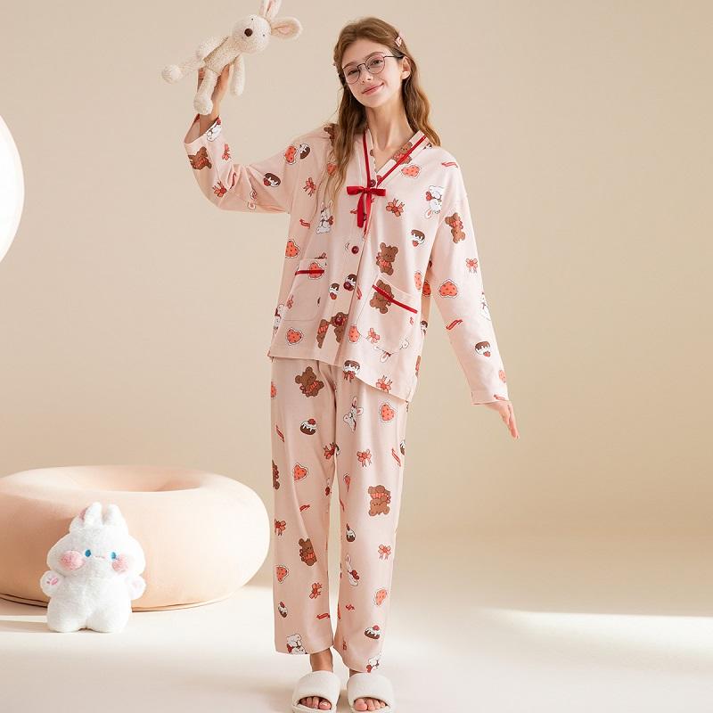 Fenteng Soft Pure Cotton Women's Sleepwear Set