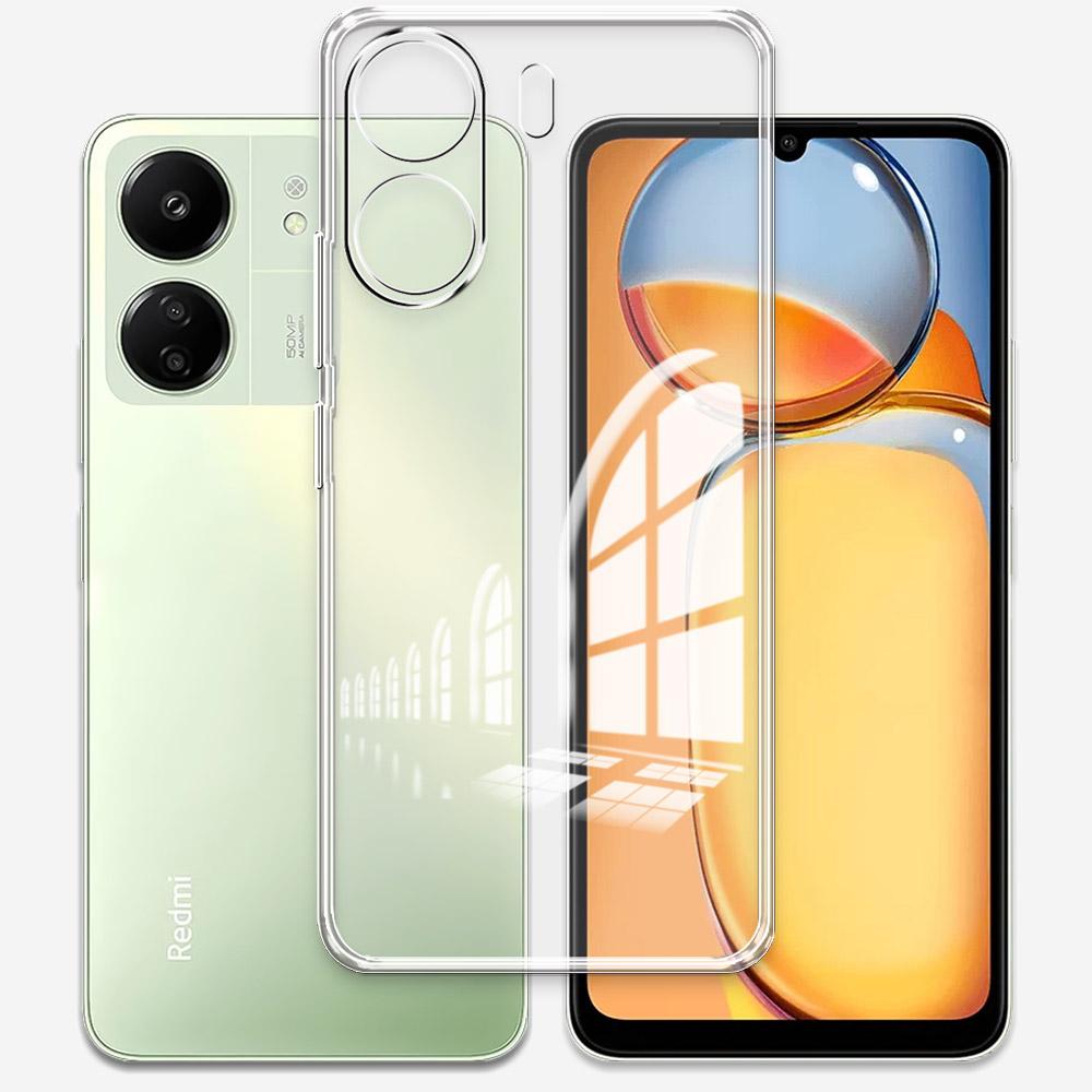 Для Redmi 13C Чехол Прозрачный Силиконовый Мягкий Чехол Для Телефона Для Redmi 13R Защитный Противоударный Чехол Для Xiaomi Redmi13C 13 C 13C 2023 Coque