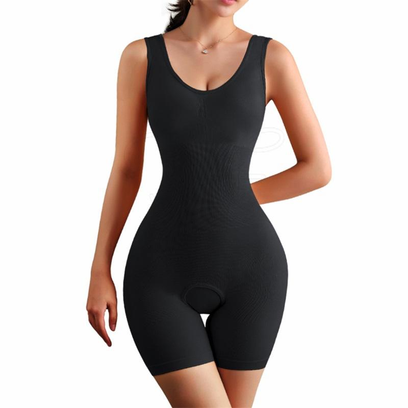 Flarixa Butt Lifter Body Shaper Belly Boxer Women's Corset Bodysuit Seamless Slimming Abdomen Pants Women's Binders and Shapers