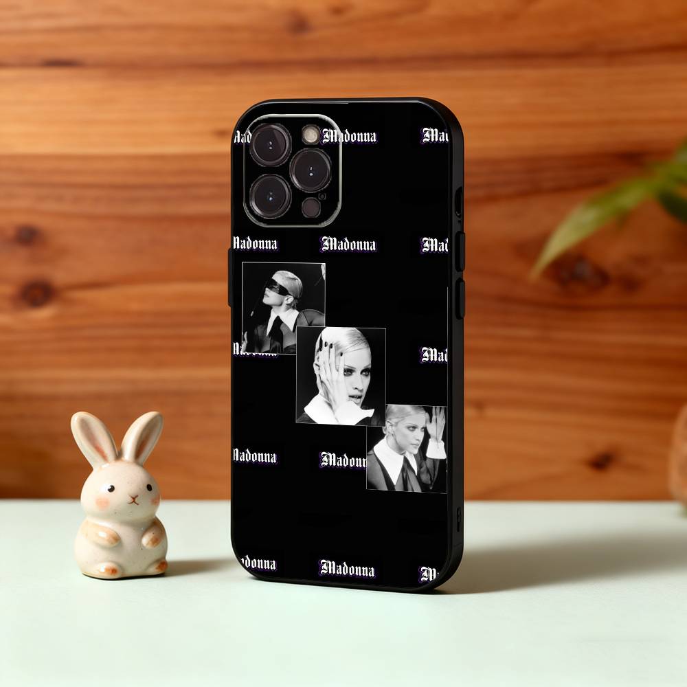 Чехол для телефона Singer M-Madonna Для iPhone17,16,15,14,13,12,Plus,Pro Max, 5G Другие Мягкий Черный Чехол