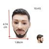 Male Doll Heads Quality Makeup Doll Figure Collection Doll Parts Famous Men Stars Rare Face Doll Heads DIY Toy Accessories
