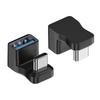 90/180 Degree U-shaped USB 3.1 Type C Male to Female Adapter 4K60HZ 10Gbps Fast Charging USB C Charging Converters