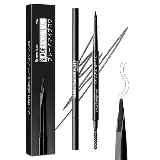 Eyebrow pencil 0.1mm ultra-fine 24-hour long-lasting waterproof sweat-proof hair flow reproduction natural eyebrows brush beginner-friendly popular