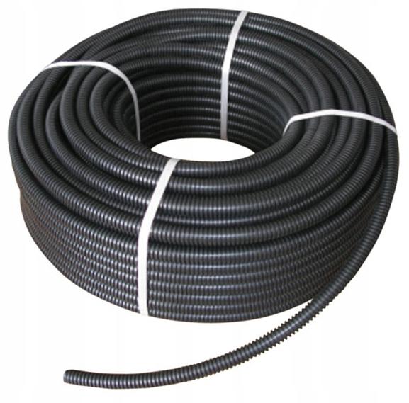 Corrugated Conduit Pipe with Pilot 20mm 750N UV 25M