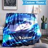Custom Name Jujutsu Power Blanket Lightweight Ideal Bedding Blanket Perfect for Travel, Camping, Living Rooms, Sofas, Christmas gift