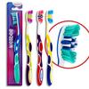 WELLBEE Medium-hard Adult Toothbrush (blister 5) - Mix of Colors 1 Pc